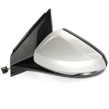 Silver Complete Door Wing Mirror Left Passenger Side to Fit VW Polo mk6 2018 - 2024