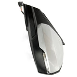 Silver Complete Door Wing Mirror Left Passenger Side to Fit VW Polo mk6 2018 - 2024