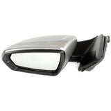 Silver Complete Door Wing Mirror Left Passenger Side to Fit VW Polo mk6 2018 - 2024