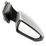 Silver Complete Door Wing Mirror Right Drivers Side to Fit VW Polo mk6 2018 - 2024