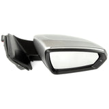 Silver Complete Door Wing Mirror Right Drivers Side to Fit VW Polo mk6 2018 - 2024