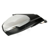Silver Complete Door Wing Mirror Right Drivers Side to Fit VW Polo mk6 2018 - 2024