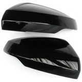 Black Door Wing Mirror Covers Caps Pair Left & Right Side for VW Polo mk6 2018 - 24