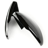 Gloss Black Door Wing Mirror Covers Caps Pair Side to fit Vauxhall Astra K / Insignia B
