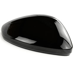 Gloss Black Door Wing Mirror Cover Right Drivers Side to fit Peugeot 208 2019>