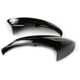 Gloss Black Door Wing Mirror Covers Caps Left & Right Side Pair to fit Peugeot 208 2019>