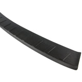 Black Rear Bumper Protector Scratch Guard Cover for Vauxhall Vivaro C 2019 - 2025