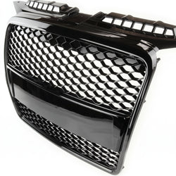 Aftermarket Honeycomb Black Front Grille compatible with Audi A3 2005 - 2008 8p