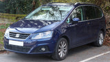 VW Sharan II Seat Alhambra II Metal Rear Bumper Protector Guard Cover