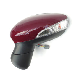 Ford Fiesta mk7 2008-12 Left Side Wing Mirror Unit Hot Magenta Cover