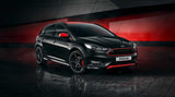 Ford Focus mk3 ST LINE Black & Red Edition Gloss Black Front Grilles Upgrade