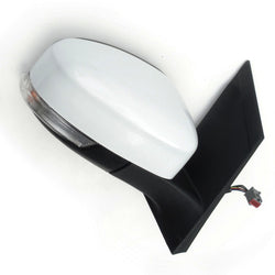 Ford Focus mk2 Complete Full Wing Mirror Right Drivers Side Frozen White