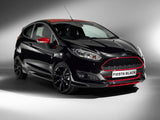 Ford Fiesta mk7 2013-17 Honeycomb Zetec S Front Grilles Black & Red