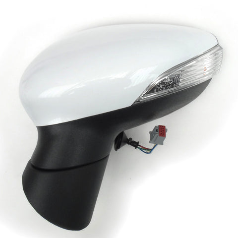 Left Side Wing Mirror Indicator For Ford Fiesta MK7 (2008-2017) - Clear Lens, Heated