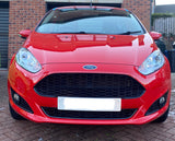 Ford Fiesta mk7 2013-17 Honeycomb Zetec S Style Front Grilles Gloss Black