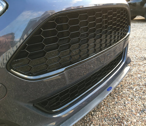 Chrome+Black Front Bumper Upper Grille For 2014-2019 Ford Fiesta Chrome+Black Front Bumper Upper Grille For 2014-2019 Ford Fiesta