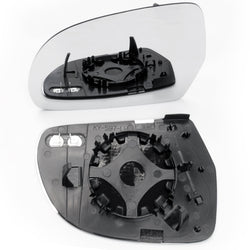 Audi A3 A4 A5 A6 Q3 Door Wing Mirror Glass Left Passenger Side