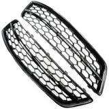 Audi A3 8P 2008-12 Honeycomb RS Style Lower Side Bumper Grilles Covers