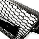 Audi A4 B8 RS4 Style Carbon Fibre Honeycomb Front Grille