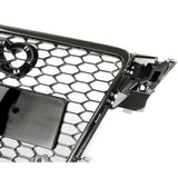 Audi A4 B8 RS4 Style Carbon Fibre Honeycomb Front Grille