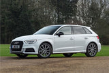 Audi A3 8v Carbon Fibre Effect Black Door Wing Mirror Covers Caps