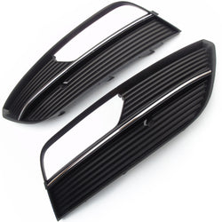 Front Fog Light Grilles Covers Pair Left & Right to fit Audi A3 2013-2016