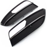 Front Fog Light Grilles Covers Pair Left & Right to fit Audi A3 2013-2016