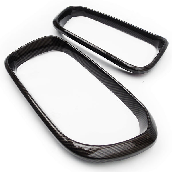 Black Carbon Fibre Effect Front Grilles Covers BMW 1 Series F20 F21