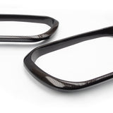 Black Carbon Fibre Effect Front Grilles Covers BMW 1 Series F20 F21