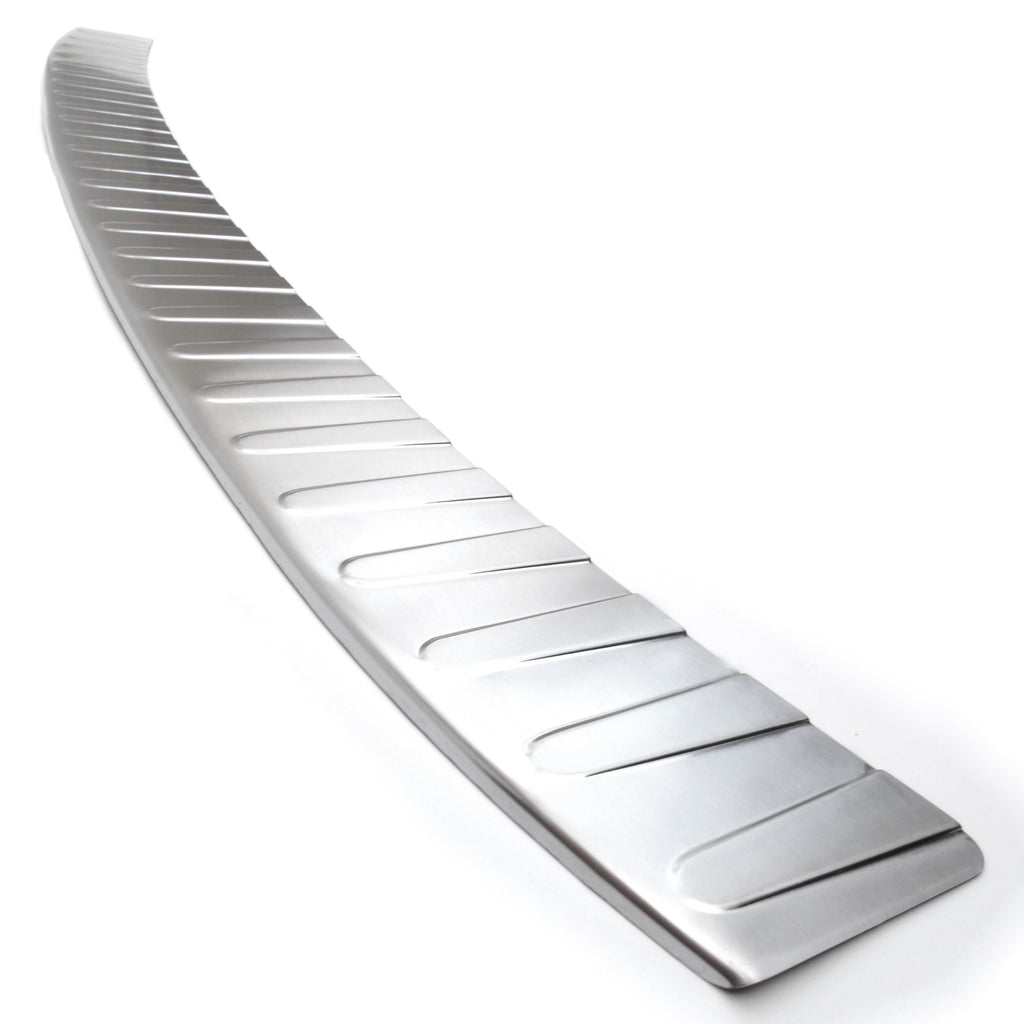 Ford Transit Custom Van Rear Bumper Protector Cover Brushed Stainless ...