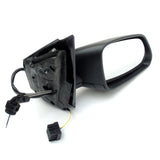 VW Polo 9n3 2005-09 Full Complete Door Wing Mirror Right Drivers Side Black