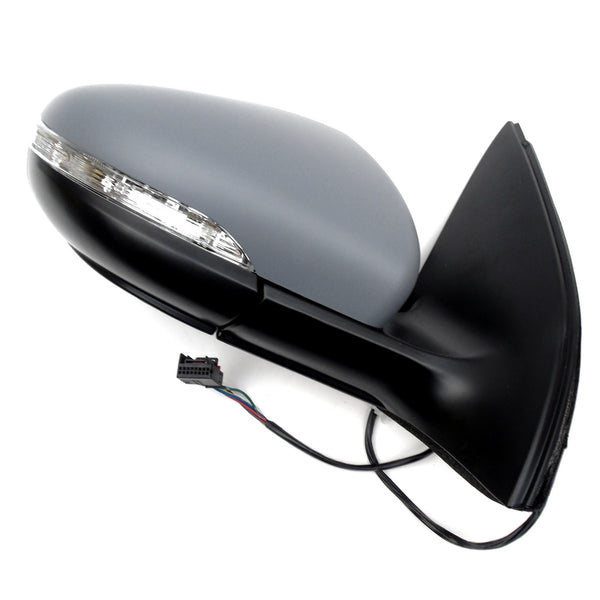 VW Golf mk6 08-13 Full Complete Door Wing Mirror Left Passenger Side Primed