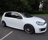 VW Golf mk6 Gloss Black Side Door Wing Mirror Covers Caps Left & Right