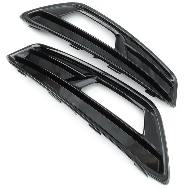 Ford Focus mk3.5 ST Gloss Black Front Fog Light Covers Bumper Grilles