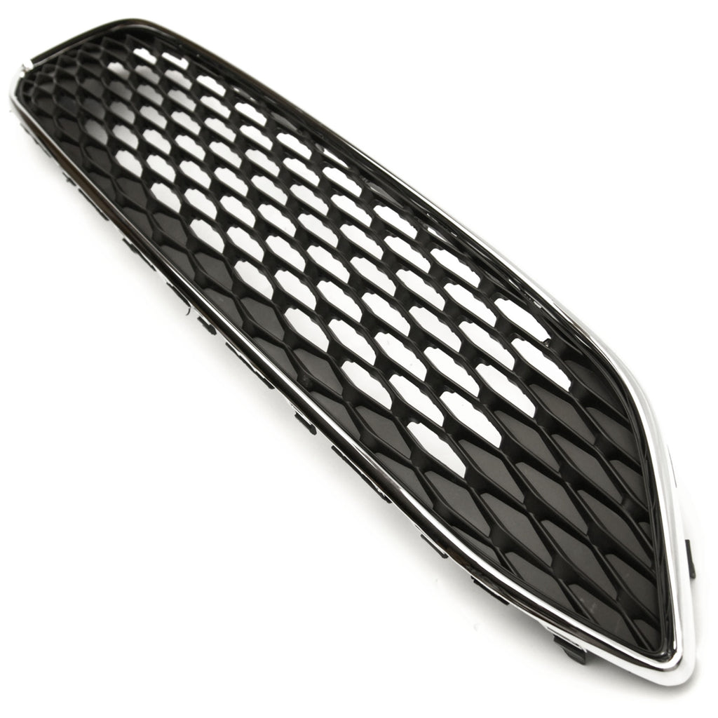 Ford Focus mk3 15-17 Front Bumper Upper Grille Matt Black Chrome ...