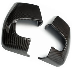 Ford Custom Transit Van Carbon Fibre Eff Side Door Wing Mirror Covers Caps