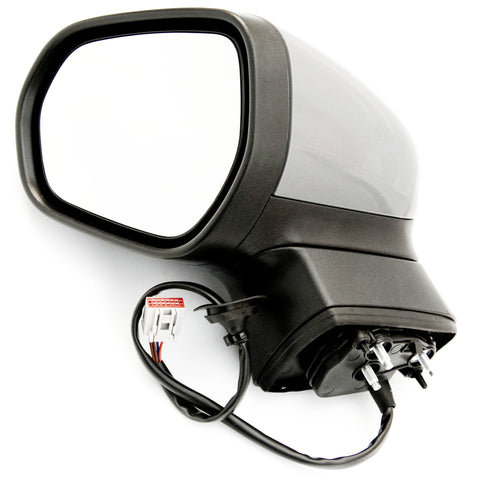 Replacement Power Mirror For 2011-2018 Ford Fiesta - Left Side, Manual Fold, Paintable (Premium Plus)