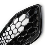 ST Style Gloss Black Honeycomb Mesh Front Bumper Grille for Ford Focus mk4 2019>