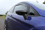 Ford Fiesta mk7 Gloss Black Door Wing Mirror Covers Pair Left & Right