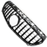 All Black GT Style Front Bumper Grille for Mercedes A-Class 2012-2014