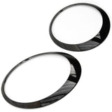 Gloss Black Front Headlight Surrounds Covers for Mini R55 R56 R57 R58 R59
