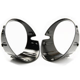 Gloss Black Front Bumper Fog Light Surrounds for Mini R55 R56 R57 R58 R59 LCI