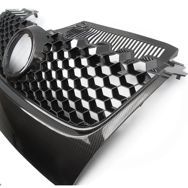 VW Golf mk5 Carbon Fibre Effect Black GTI Honeycomb Front Grille