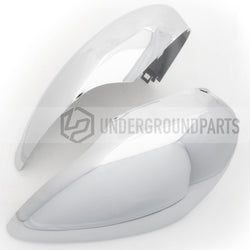 Ford Fiesta mk7 2008-2017 Chrome Side Door Wing Mirror Covers Caps