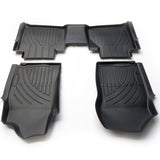 Nissan Navara 2016-2020 Tailored Deep Heavy Duty Tray Rubber Floor Mats Full Set