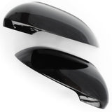 VW Passat B8 Deep Black Door Wing Mirror Covers Caps Pair Left & Right