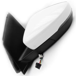 VW Polo 6r mk5 Full Complete Wing Mirror Left Passenger Side Pure White LC9A