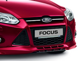 Ford Focus mk3 2012-2014 Honeycomb Mesh Front Grilles Gloss Black