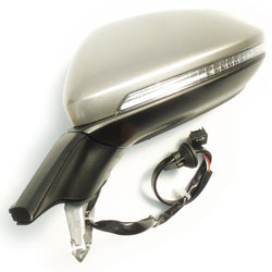 Complete Door Wing Mirror Left Side Tungsten Silver to Fit VW Golf mk7