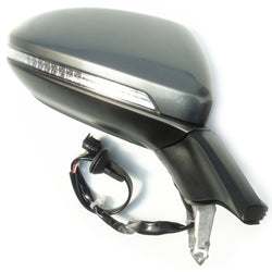 Complete Door Wing Mirror Right Side Indium Grey to Fit VW Golf mk7